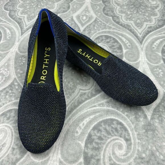 Womens Rothy’s Metallic Lattice Stitch Loafer - Picture 1 of 4